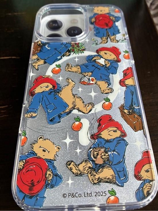 Other - iPhone 16 Pro Max Red Hat Bear Glitter Phone Case -
